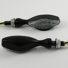 MOTOPRO - SET SEMNALE LED ALUMINIU "SOFTLINE" -NEGRE