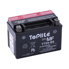TOPLITE YUASA - YTX9-BS (FARA INTR., INCL. ACID)