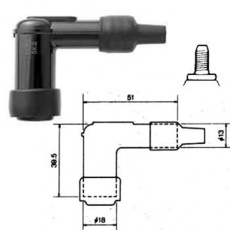 NGK - PIPA BACHELITA - LB10F