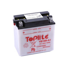 TOPLITE YUASA - YB16B-A1 (CU INTR., NU INCL. ACID)