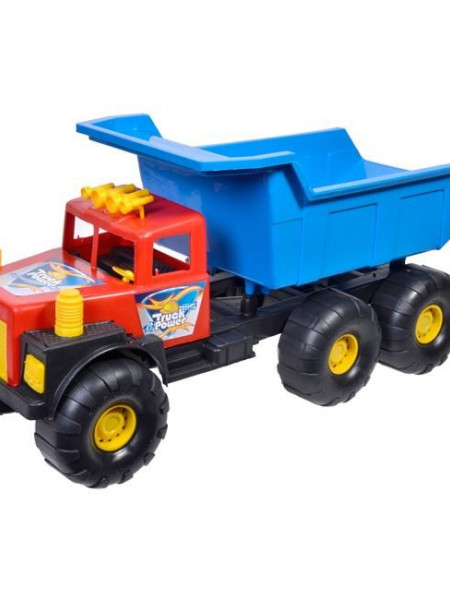 Camion multicolor pentru copii, 62x26 cm