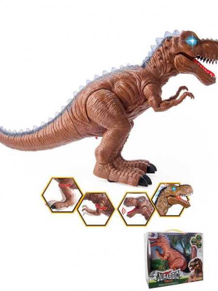 Dinozaur de jucarie care se misca, lumineaza si emite sunete realiste - Tyrannosaurus Rex