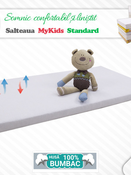 Saltea Fibra Cocos MyKids Standard II 120x60x10 (cm)