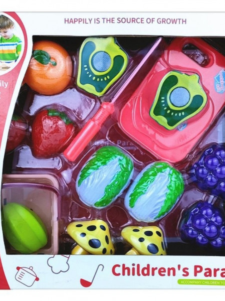 Set de fructe si legume si legume la cutie