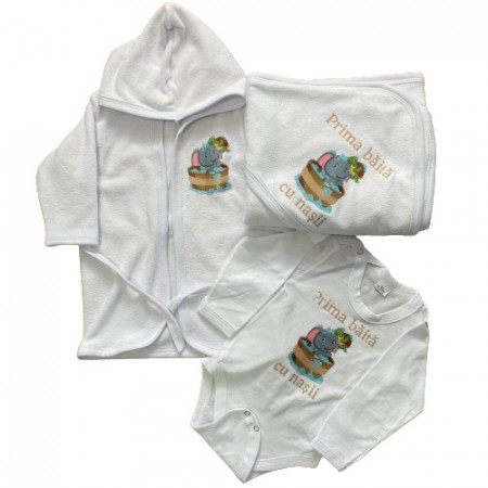 Set prima baita, Elefantul in cadita. 3 piese, en gros