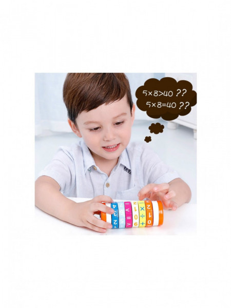 Joc Rubic Cilindru, Calcule Matematice din lemn