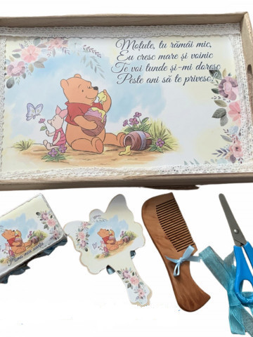 SET DE 5 PIESE TAVITA TURTA, PERSONAJ DISNEY Winnie