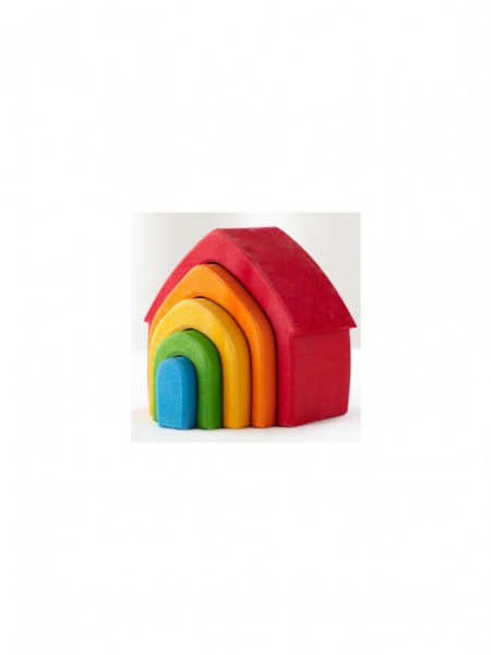 Joc lemn Montessori Curcubeu Rainbow House