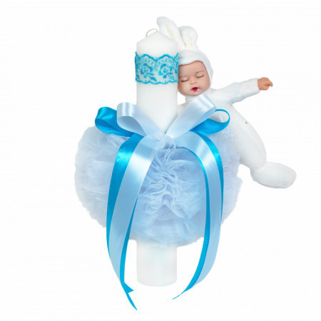Lumanare pentru botez hug 45