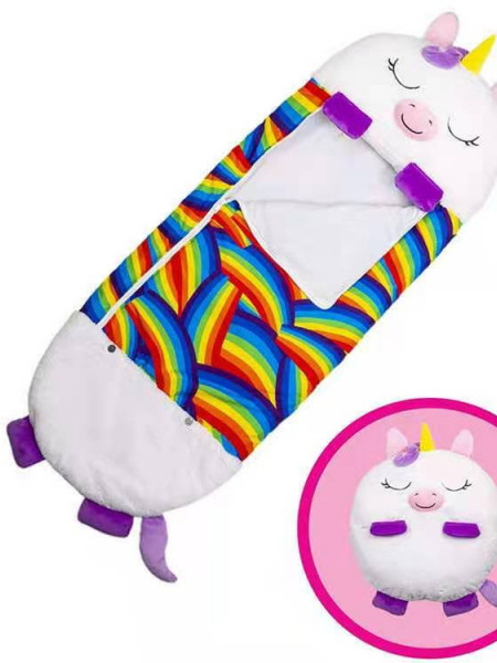 Sac de dormit 2 In 1 pentru copii,unicorn