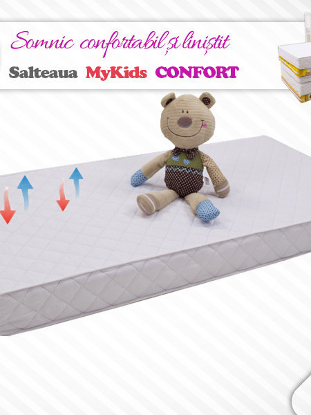 Saltea copii MyKids Cocos Confort II 120x60x10 (cm)