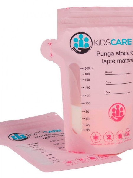 Set 30 pungi de stocare pentru lapte matern