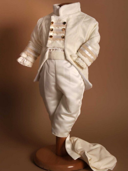 Costum Redingotă – ivoire