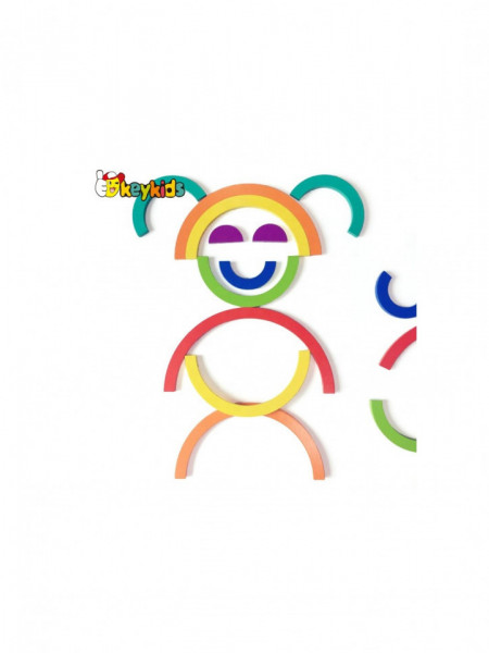 Joc lemn Montessori Curcubeu Double Rainbow