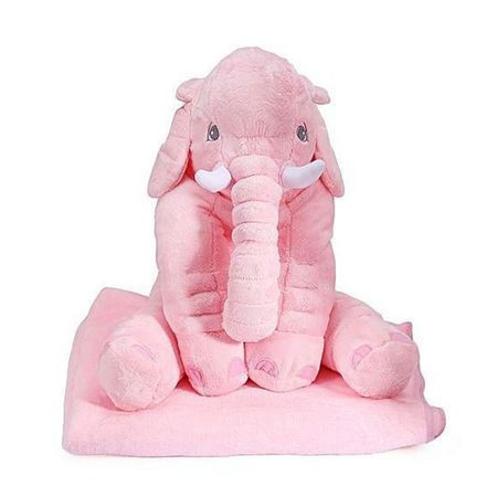 Perna Din Plus Elefant + Paturica,roz