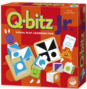 Q-bitz joc de grup din lemn,dimensiuni:21.6*21.6*6.3cm