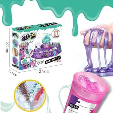 Fabrica de slime cu sclipici, +6 ani