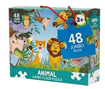 Joc puzzle jumbo de podea,Animal, 48 piese, 90*60 cm