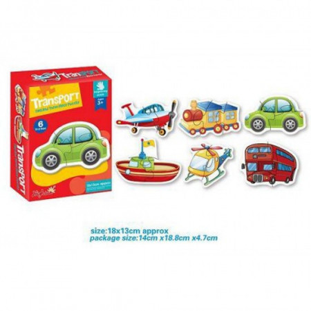 Set 6 puzzle bebe,vehicule