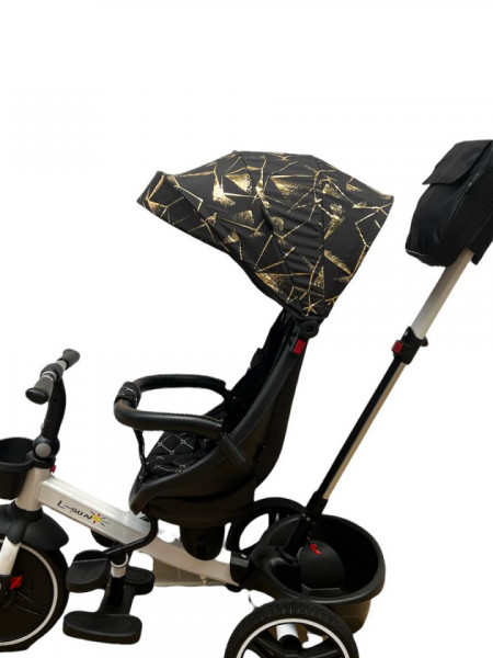 Tricicleta SL01 pliabila pentru copii cu copertina reglabila,gold