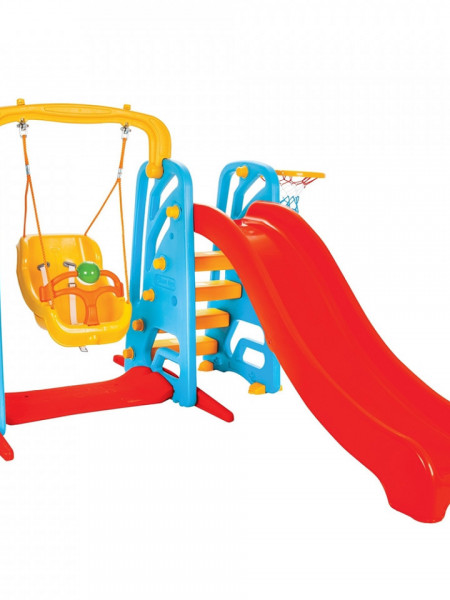 Centru de joaca Pilsan Cute Slide and Swing Set