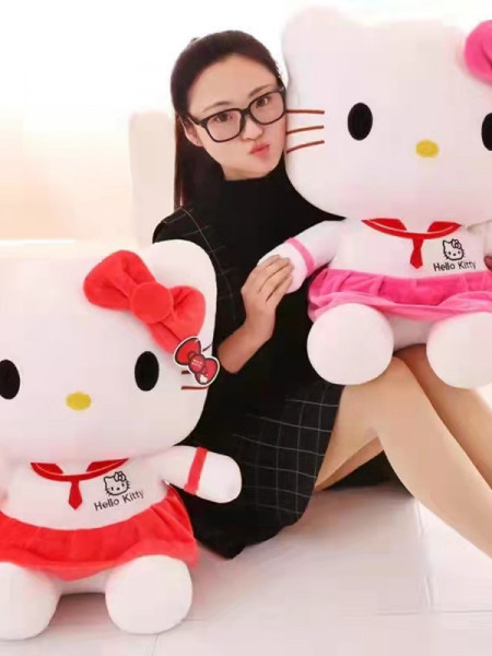 Papusica de plus Hello Kitty, 70 cm