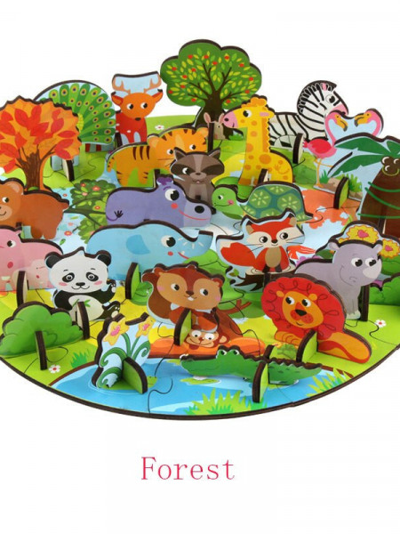 Puzzle 3D Animale Kabi Plug in Puzzle Forest