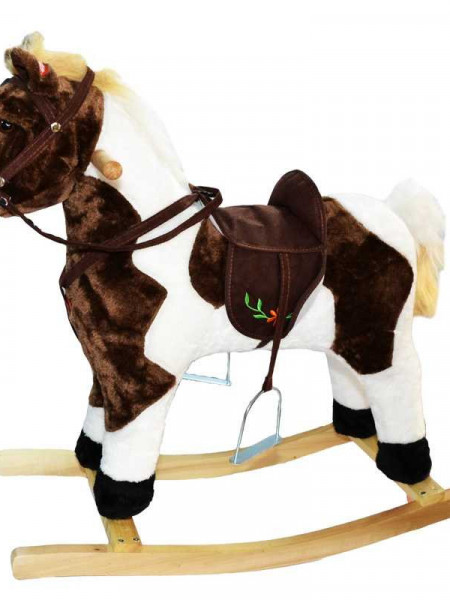 Calut Balansoar, Lemn + Plus, Maro+Alb/Espresso+Alb, 71 Cm