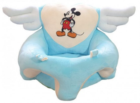 Fotoliu din plus bebe Ingerasul Mickey Bleu