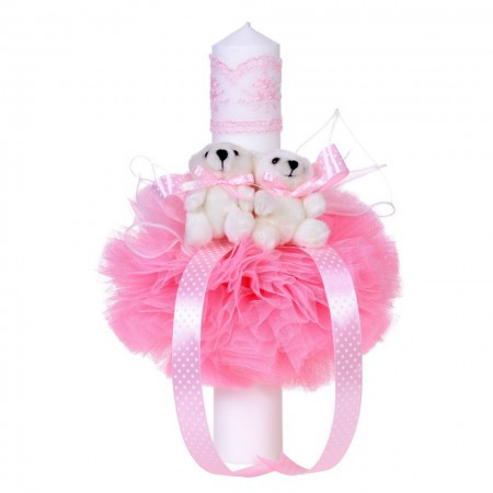 Lumanare pentru botez hug 63