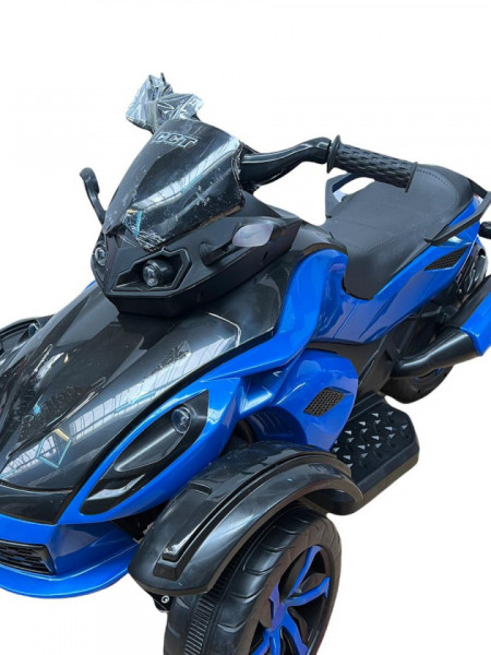 Motocicleta electrica 5819 cu propulsie dubla,albastru