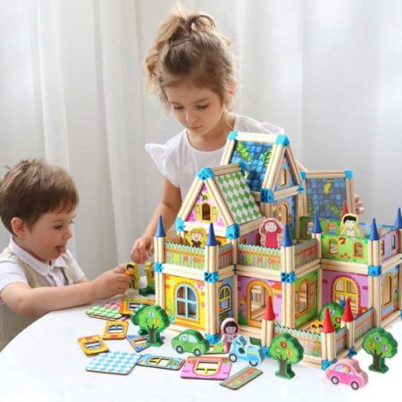 Set De Constructie Din Lemn Casuta Arhitectului