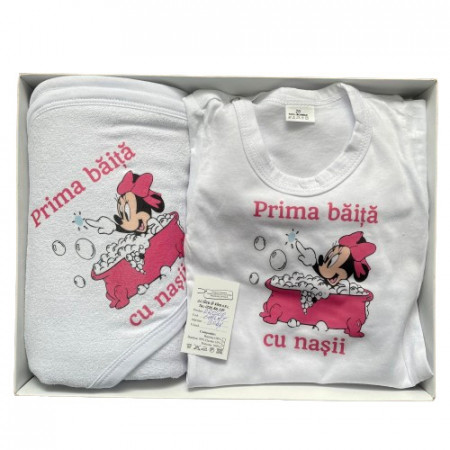 Set prima baita, Minnie in cadita, cyclam, 3 piese, en gros
