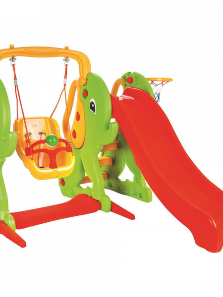 Centru de joaca Pilsan Elephant Slide and Swing Set