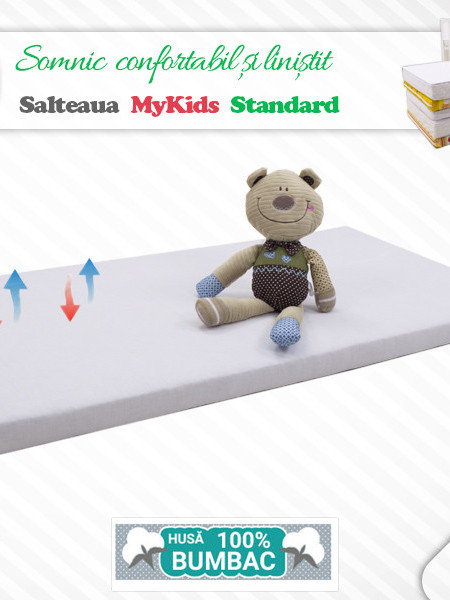 Saltea Fibra Cocos MyKids Standard II 120x60x06 (cm)
