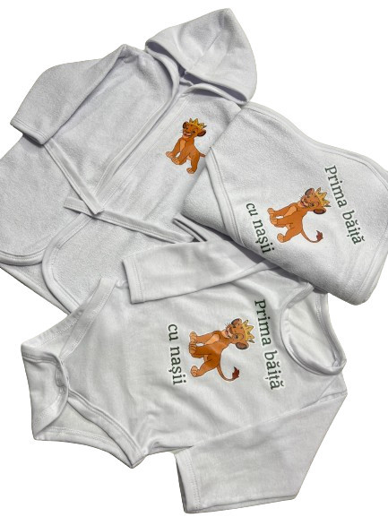 Set prima baita, Regele leu, verde, 3 piese, en gros