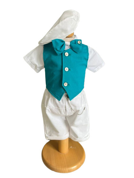 Costum de vara elegant, Dandy, albastru,0-12 luni, en gros