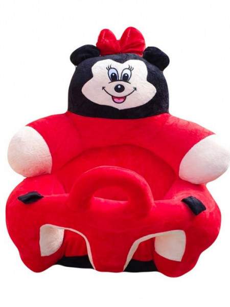 Fotoliu din plus cu spatar si manere 3D, Minnie Mouse