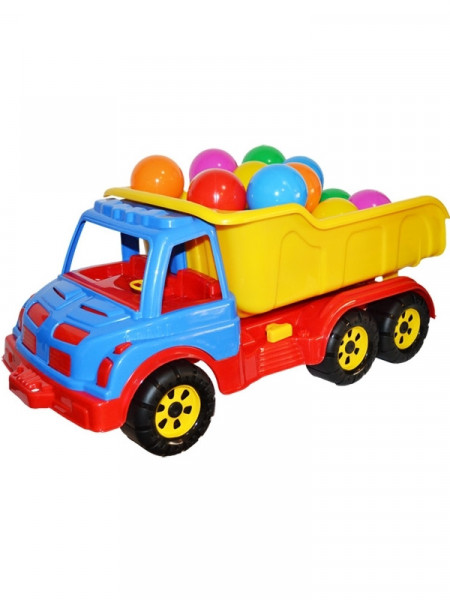 Camion Plastic 60 Cm + Mingiute
