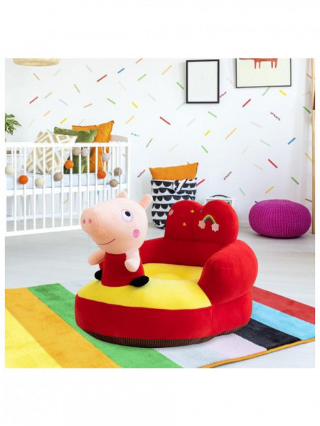 Fotoliu bebe din plus cu spatar - Purcelusa Peppa Pig