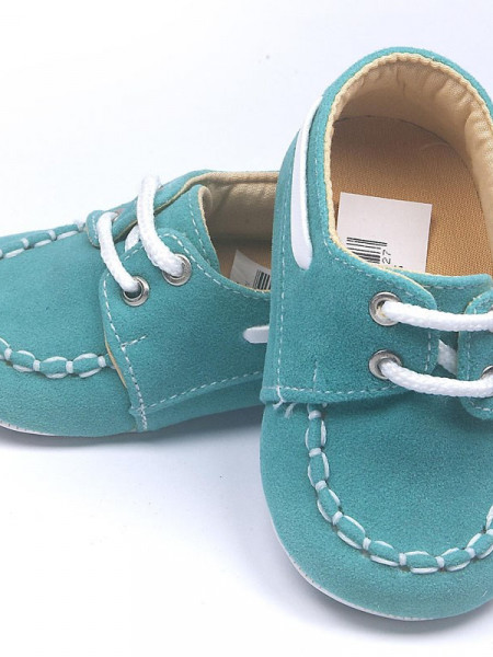 Pantofi eleganti bebe, verde deschis