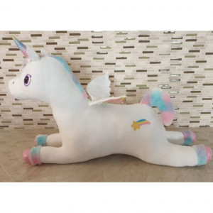 Calut Unicorn de plus 100 cm ALB