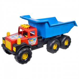Camion multicolor pentru copii, 62x26 cm