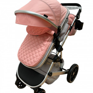 carucior 2 in 1 bebe roz