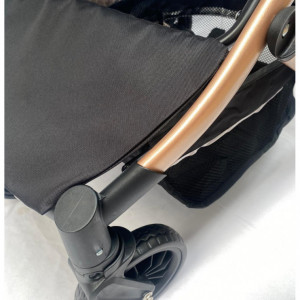 Carucior bebe, 3 in 1, landou reversibil, cadru aluminiu,  foarte usor, suspensii pe roti, T2, GRI