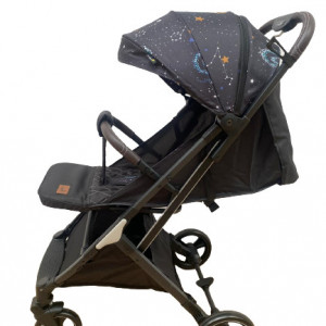 Carucior sport tip troller, pliabil, cu husa pentru picioare 608S -negru - Img 4