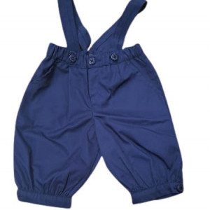Costum de vara, pantalon 3/4, 4 piese, navy blue - Img 3