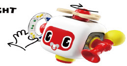 Cub de activitati Montesori, Busy c Claxon. 5 piese