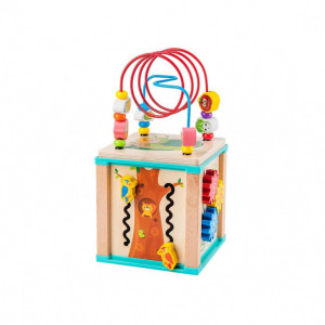 Cub multifunctional 5 in 1, cu labirint de bile - Bufnita - Img 3