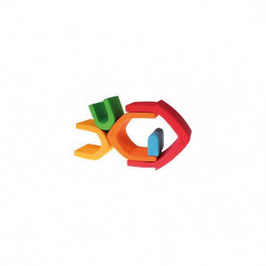 Joc lemn Montessori Curcubeu Rainbow House - Img 2